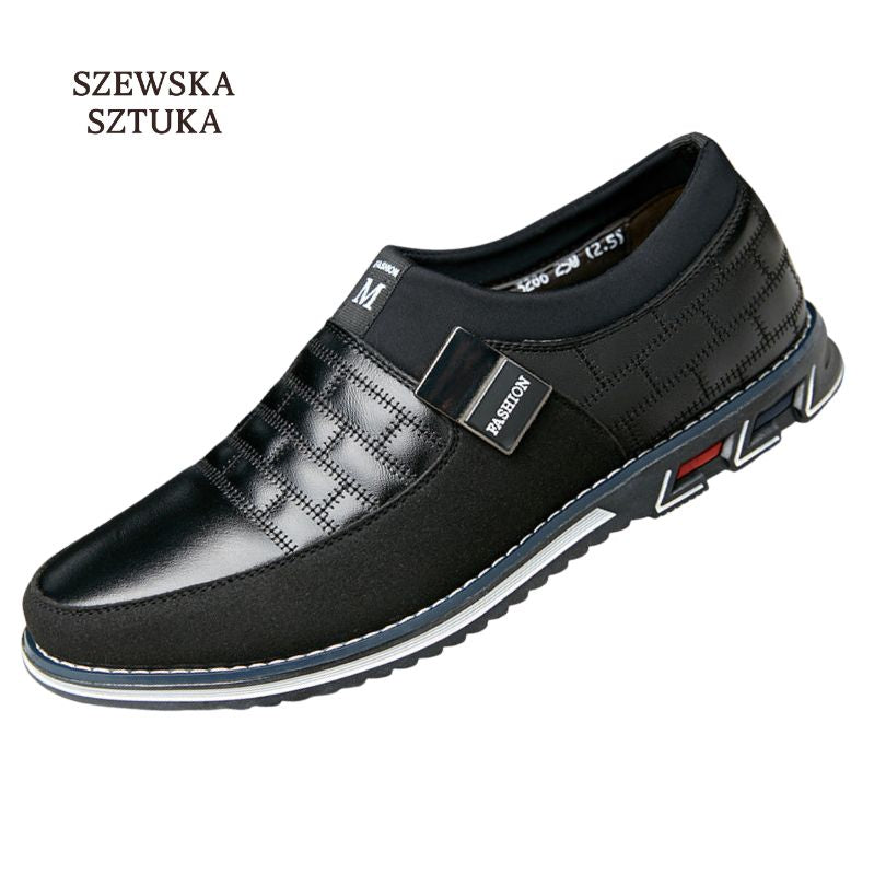 Szewska Sztuka - Oxford – Skórzane buty ortopedyczne męskie eleganckie – czarne