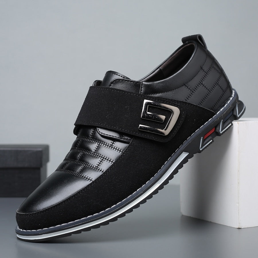 Szewska Sztuka - Oxford Classic – Męskie buty skórzane ortopedyczne eleganckie – czarne