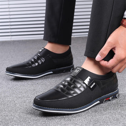 Szewska Sztuka - Oxford – Skórzane buty ortopedyczne męskie eleganckie – czarne