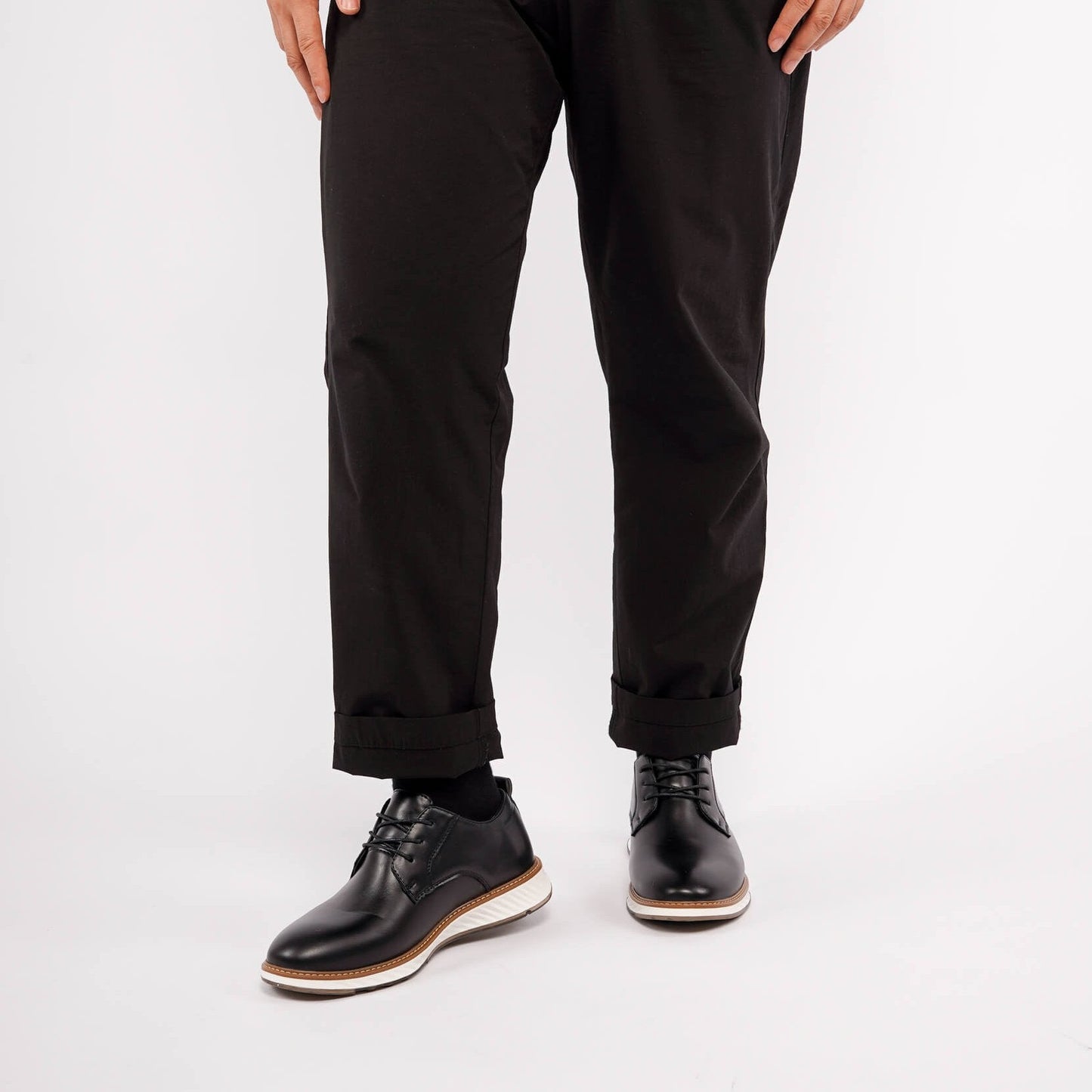 Szewska Sztuka - Grandeur – Buty ortopedyczne casual z skóry – czarne