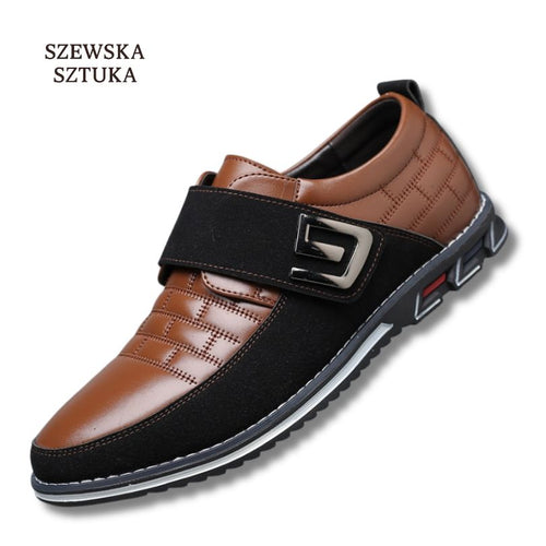 Szewska Sztuka - Oxford Classic – Męskie buty skórzane ortopedyczne eleganckie – brązowe