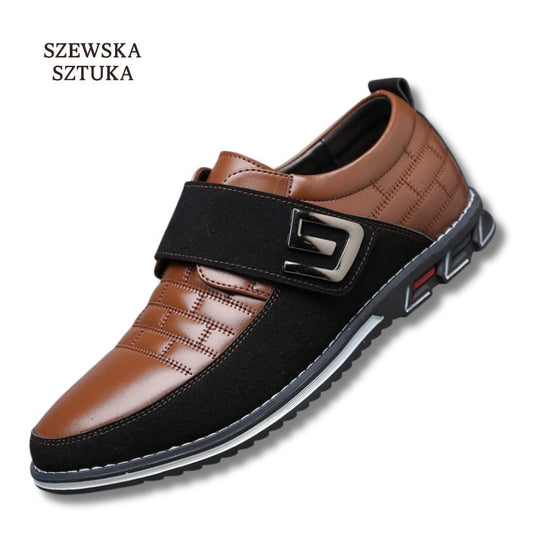 Szewska Sztuka - Oxford Classic – Męskie buty skórzane ortopedyczne eleganckie – brązowe