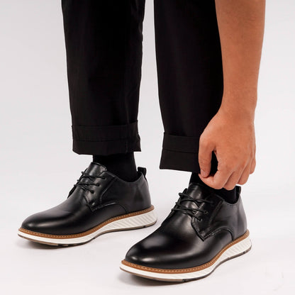 Szewska Sztuka - Grandeur – Buty ortopedyczne casual z skóry – czarne