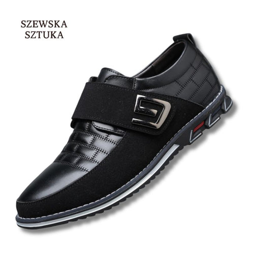 Szewska Sztuka - Oxford Classic – Męskie buty skórzane ortopedyczne eleganckie – czarne