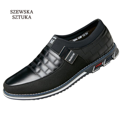 Szewska Sztuka - Oxford – Skórzane buty ortopedyczne męskie eleganckie – czarne