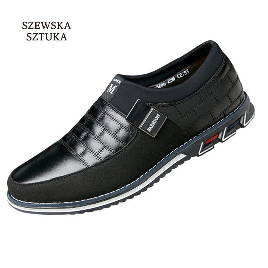 Szewska Sztuka - Oxford – Skórzane buty ortopedyczne męskie eleganckie – czarne