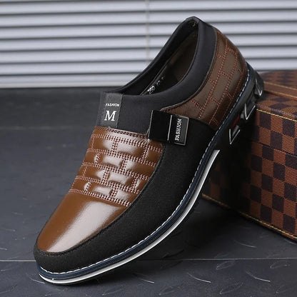 Szewska Sztuka - Oxford – Skórzane buty ortopedyczne męskie eleganckie – brązowe