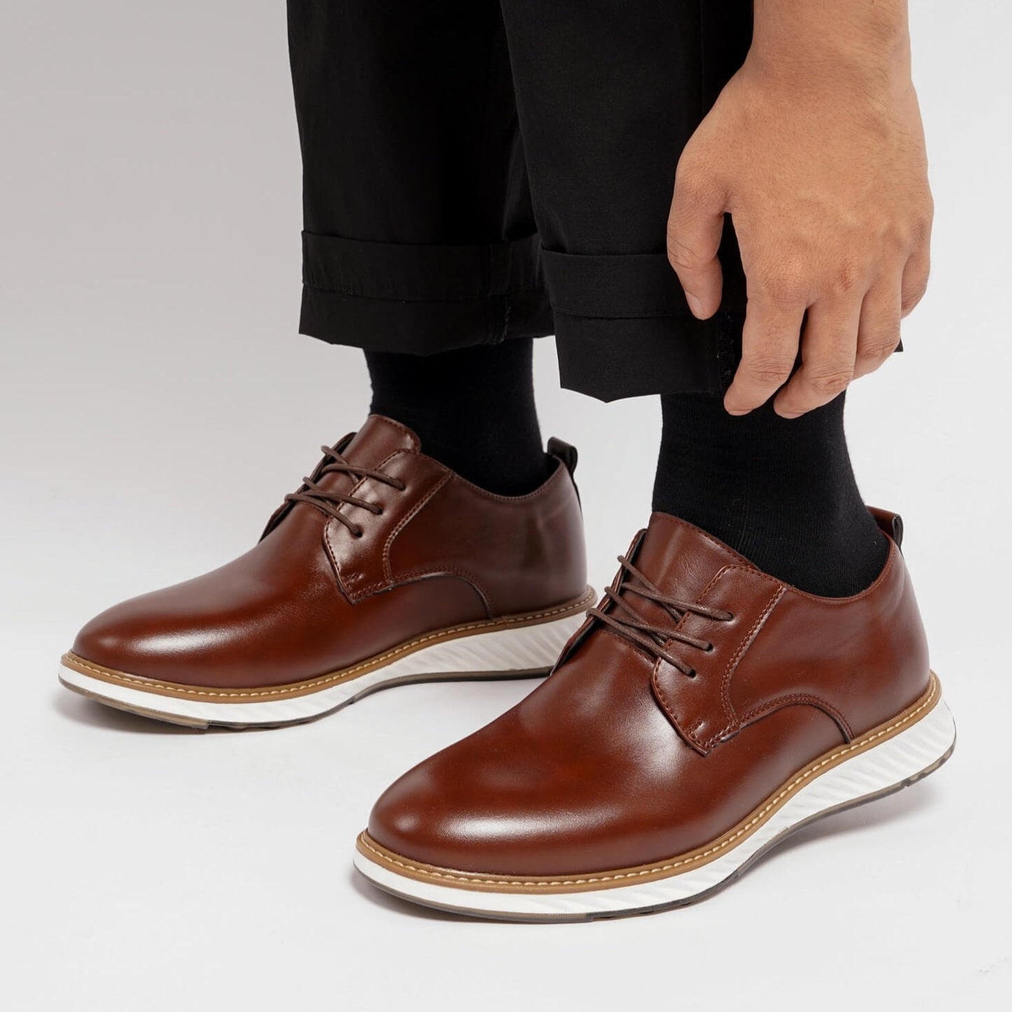 Szewska Sztuka - Grandeur – Buty ortopedyczne casual z skóry – brązowe