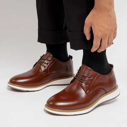 Szewska Sztuka - Grandeur – Buty ortopedyczne casual z skóry – brązowe