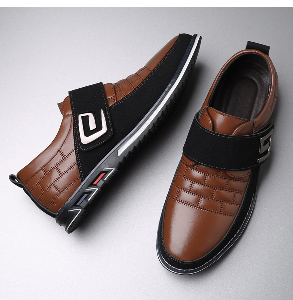 Szewska Sztuka - Oxford Classic – Męskie buty skórzane ortopedyczne eleganckie – brązowe