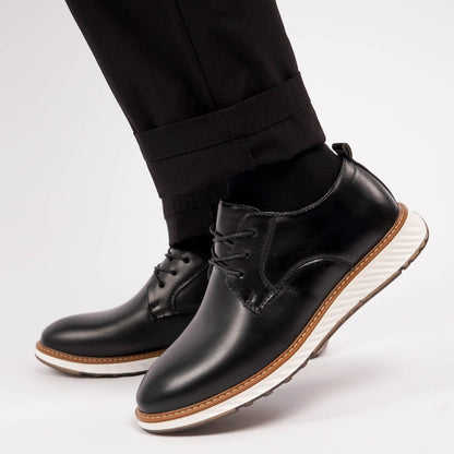 Szewska Sztuka - Grandeur – Buty ortopedyczne casual z skóry – czarne