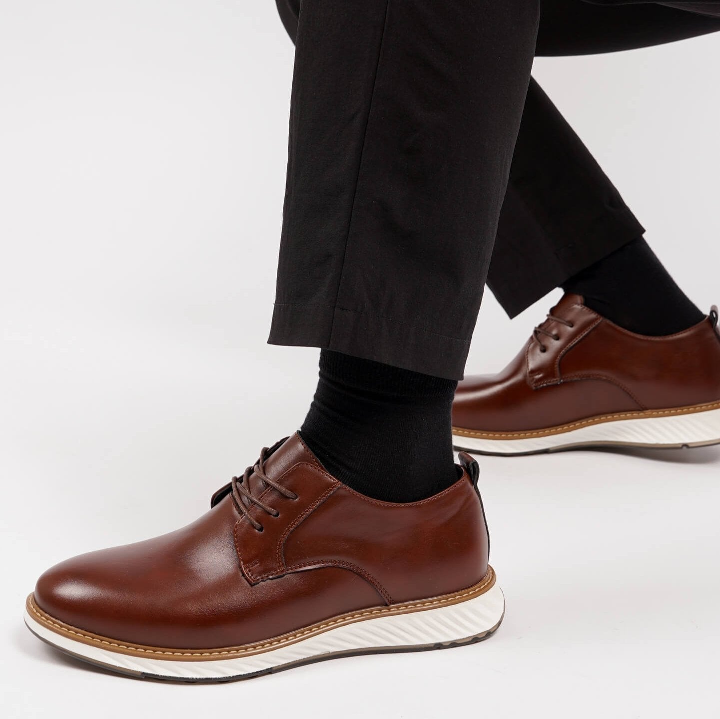 Szewska Sztuka - Grandeur – Buty ortopedyczne casual z skóry – brązowe